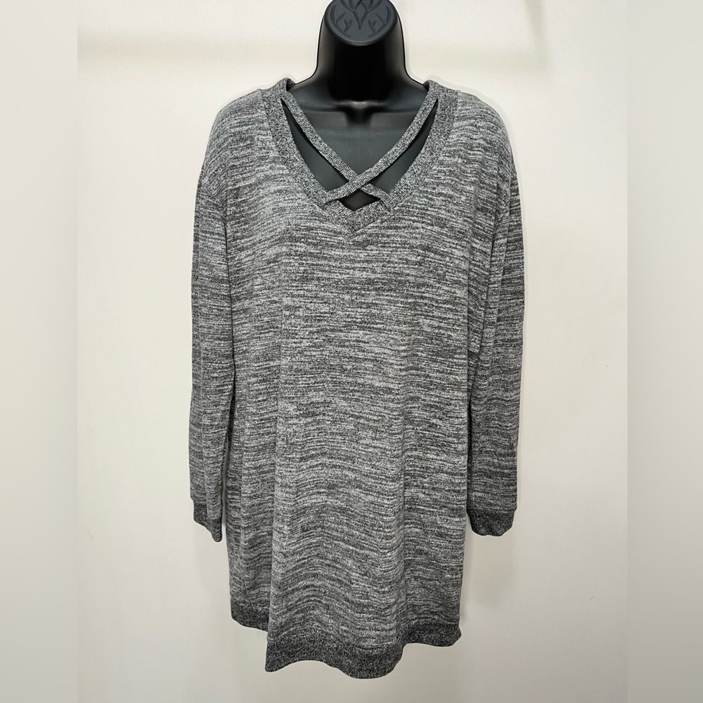 Grey Long-sleeve Dress